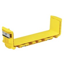 PANDUIT PRE-ASSEMBLED COUPLER QUICKLY JOINS 2 SECTIONS OF CHANNEL AND-OR FITTINGS YELLOW 12 X 4