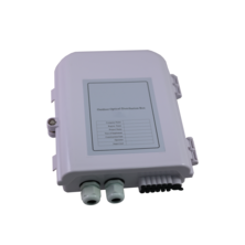 UNLOADED EXTERNAL RATED FIBRE TERMINATION BOX - TO ACCEPT UP TO 12 SCS OR 12 LCD ADAPTORS - 247 X 204 X 70MM