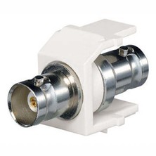 PANDUIT NETKEY KEYSTONE MODULE SUPPLIED WITH 50 OHM INDUSTRY STANDARD COAX BULKHEAD COUPLER - BLACK