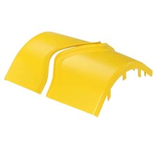PANDUIT OPTIONAL SPLIT COVER FOR THE OUTSIDE VERTICAL  ANGLE FITTING FROVRA12X4YL YELLOW