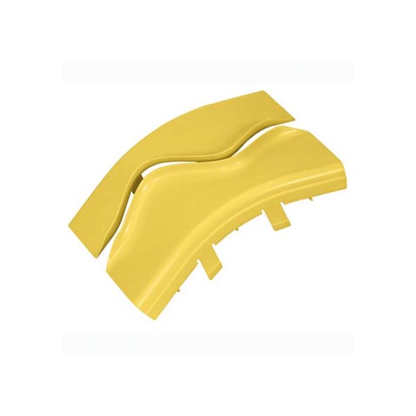 PANDUIT OPTIONAL SPLIT COVER FOR THE OUTSIDE VERTICAL 45 ANGLE FITTING FROV456X4YL YELLOW