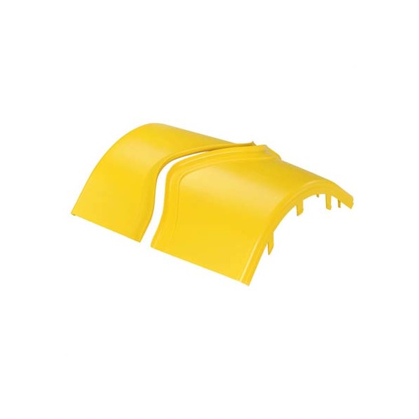 PANDUIT OPTIONAL SPLIT COVER FOR THE OUTSIDE VERTICAL  ANGLE FITTING FROVRA12X4YL YELLOW