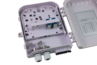 UNLOADED EXTERNAL RATED FIBRE TERMINATION BOX - TO ACCEPT UP TO 12 SCS OR 12 LCD ADAPTORS - 247 X 204 X 70MM